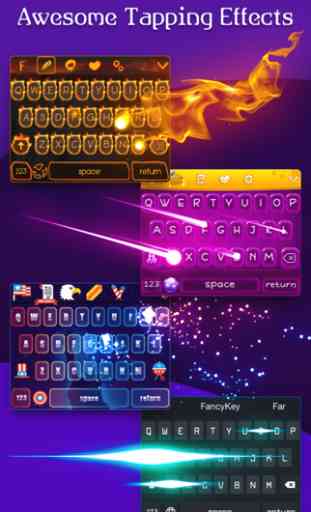 FancyKey - Emoji clavier avec Thèmes, GIF 2