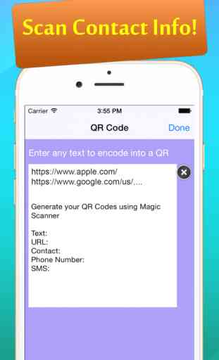 Magic Scanner - Code QR et code-barres lecteur & de générer votre propre Code rapide ! 3