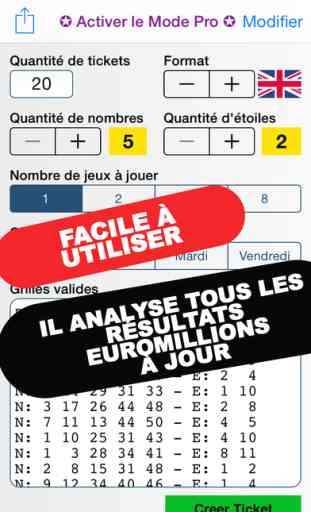 Millions pour EuroMillions pour iPhone (générateur intelligent de ticket de jeu) 1