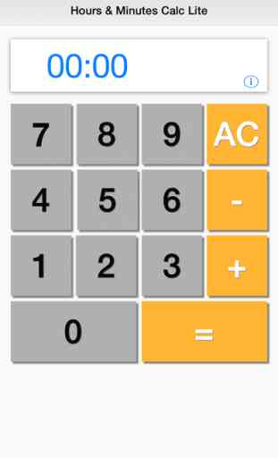 Heures & Minutes Calculator Lite 1