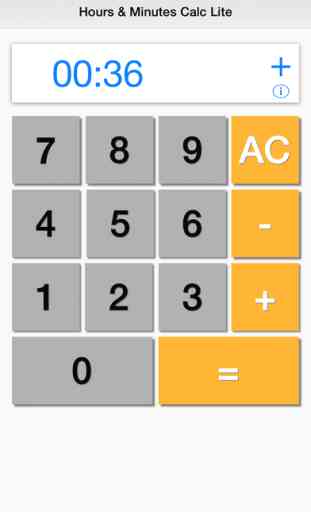 Heures & Minutes Calculator Lite 2