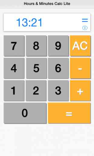 Heures & Minutes Calculator Lite 4