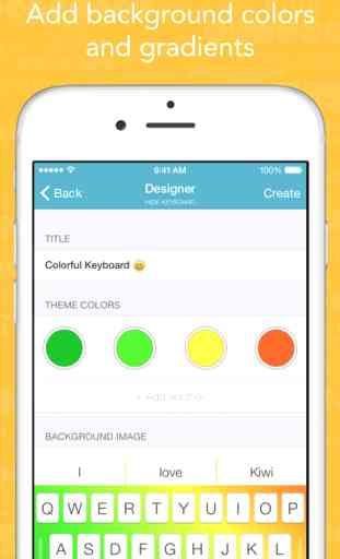 Kiwi - Colorful, Custom Keyboard Designer with Emoji for iOS 8 2