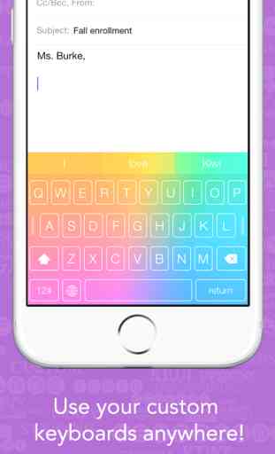 Kiwi - Colorful, Custom Keyboard Designer with Emoji for iOS 8 4