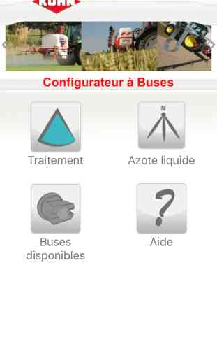 KUHN - Configurateur à buses 1