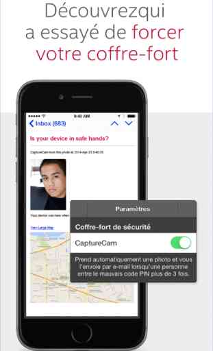McAfee Mobile Security, coffre-fort, sauv. et loc 3