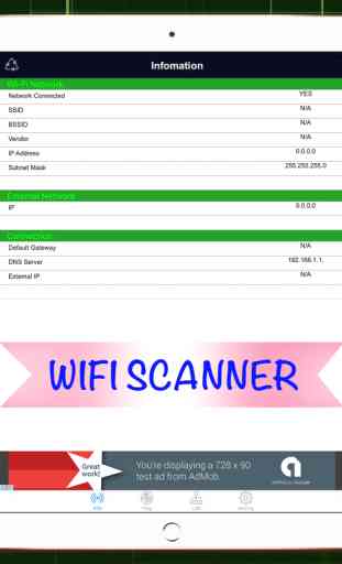 Réseau WIFI Scanner: Analyseur Internet Ping Outil 3