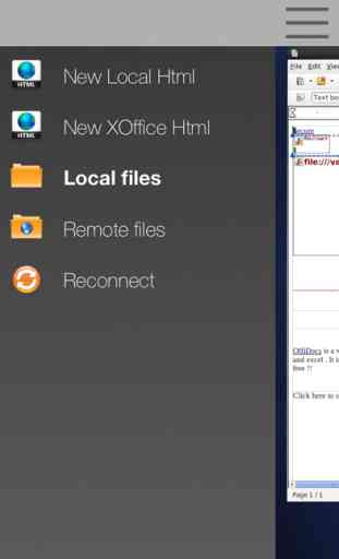 XOfficeHtml - éditeur HTML Office pour les pages Web - édition à distance pour le module Open Office HTML 4