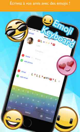 Écrivez avec des emoji (clavier emoji) 3