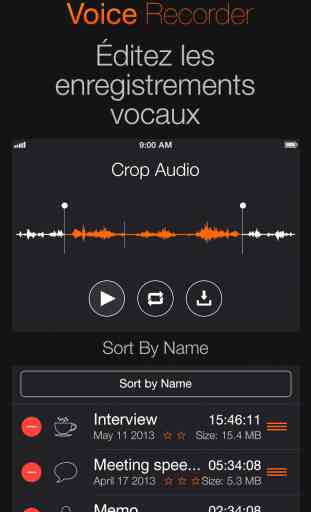 Enregistreur Vocal - intelligent utilitaire record 2