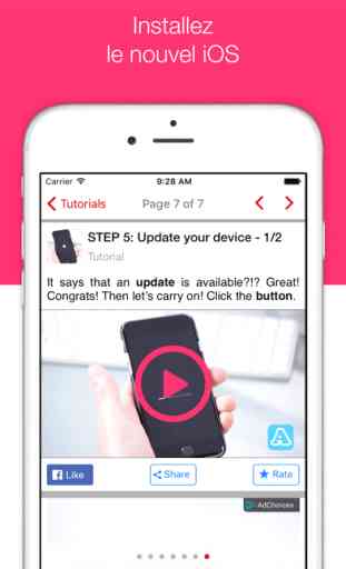 Guide de mise à jour & Nouveautés pour iOS 10 2