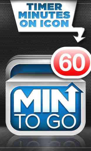 minuteur : minuterie : MIN TO GO 1