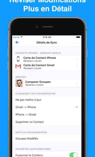 Synctastic pour Google - Synchroniser Contacts 3