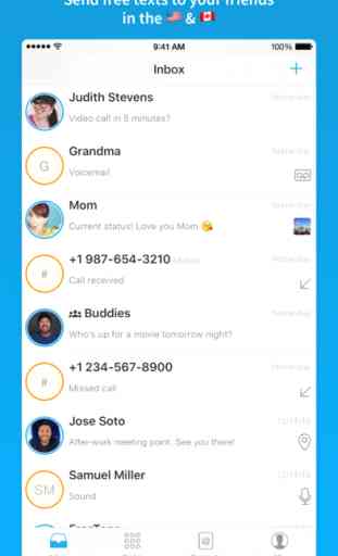Text Me! - Free Texting, Messaging and Phone Calls 1