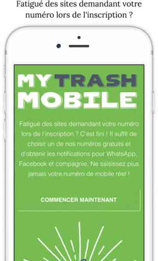 Trash Mobile - pour Vérifier WhatsApp 1