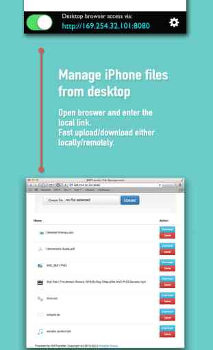 WifiTransfer - Transfert de fichiers sans fil instantanée & disque mobile 2