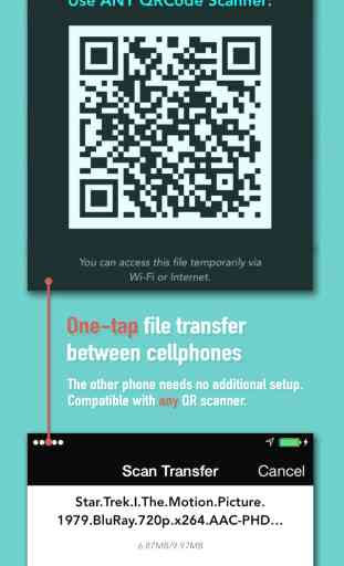 WifiTransfer - Transfert de fichiers sans fil instantanée & disque mobile 3
