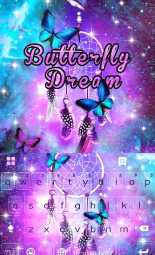 Butterfly Dream Kika Keyboard 2