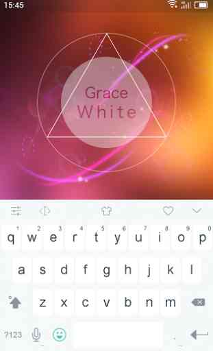 Emoji Keyboard-Gracy White 1
