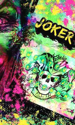 Joker Emoji Kika KeyboardTheme 1