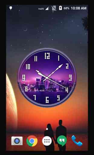 Night Clock Live Wallpaper 4