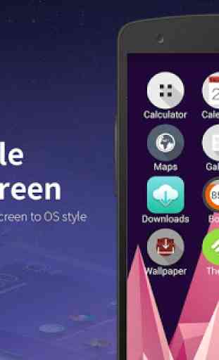 OS10 Launcher HD-smart,simple 1