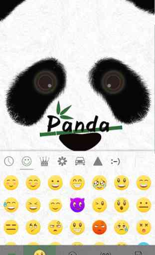 Panda Kika Keyboard Theme 2