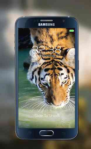 Tiger password Lock Screen 3