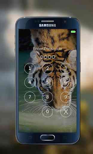 Tiger password Lock Screen 4