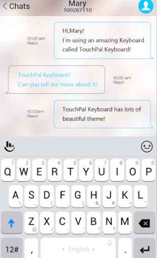 TouchPal Simple Style Theme 3