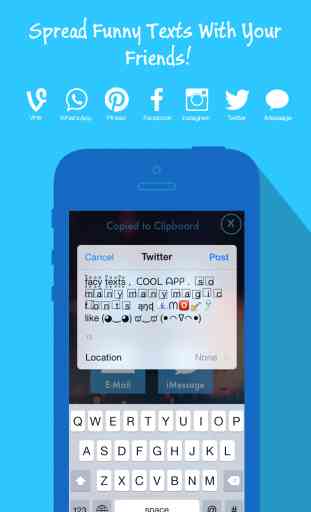 Fancy Texts Keyboard for iOS 8 - Drôle et fantastiques polices pour messages for Clavier 4