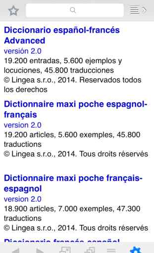 Lingea Spanish-French Advanced Dictionary (dictionnaire espagnol-français) 1