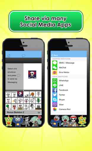 Emoji Kingdom 13 gratuit crâne Halloween émoticône animation Soutien  iOS 8 3