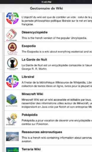 Wikipanion pour iPad 3