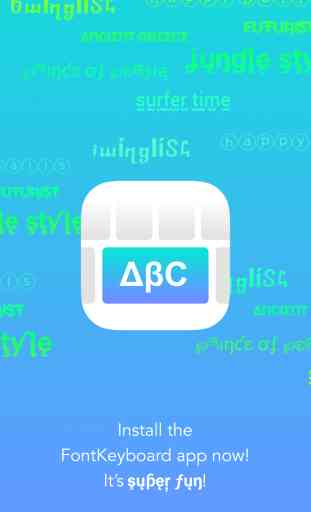 FontKeyboard pour iOS 8 - utiliser des polices et des textes étonnants directement à partir de votre clavier 4