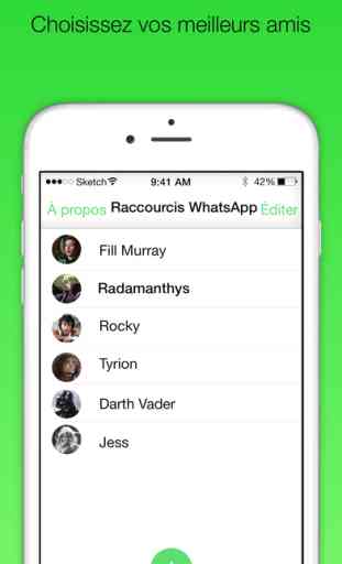 Raccourci pour WhatsApp Plus PRO - Widget pour démarrer rapidement une conversation avec les amis 4