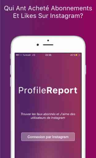 Analyse de Profil pour Instagram - ProfileReport 1