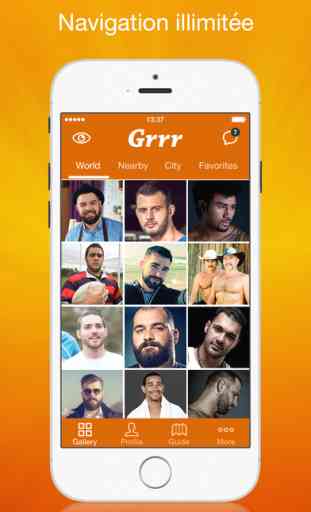 Grrr:Gay Chat & Rencontres entre Hommes,Bears & Bi 1