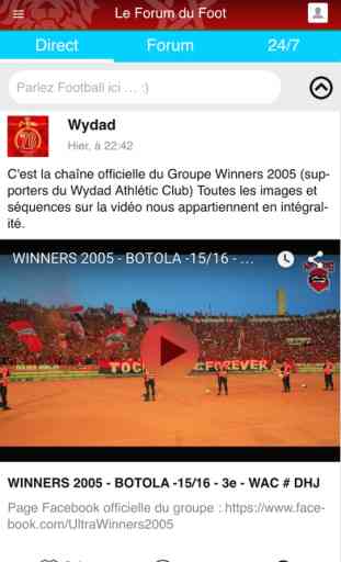 Maroc Botola - Football Messenger & Chat - Score En Direct 2