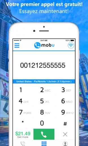 Mobu - Appels internationaux à bas prix 2