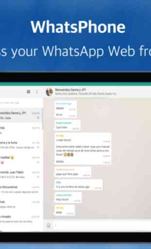 WhatsPhone pour whatsapp- Messenger pour iPhone & iPad - travail pour tous les appareils & Messagerie instantanée 3