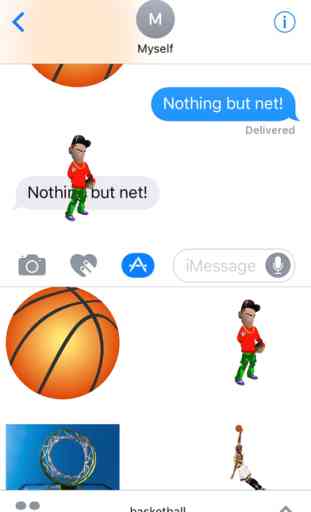 Basketball Stickers for iMessage Chat 3