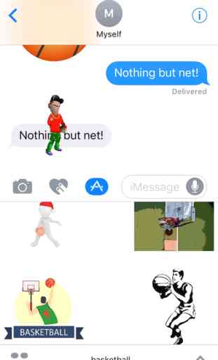 Basketball Stickers for iMessage Chat 4