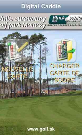 Digital Caddie, White Eurovalley Golf Park Malacky, SVK 1