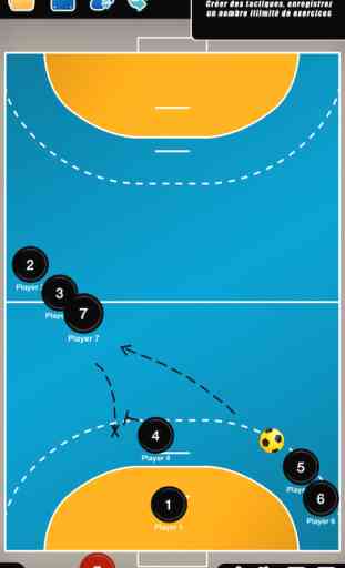 Planche tactique pour Entraineur de Handball 1