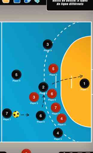 Planche tactique pour Entraineur de Handball 3