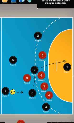 Planche tactique pour Entraineur de Handball FREE 3