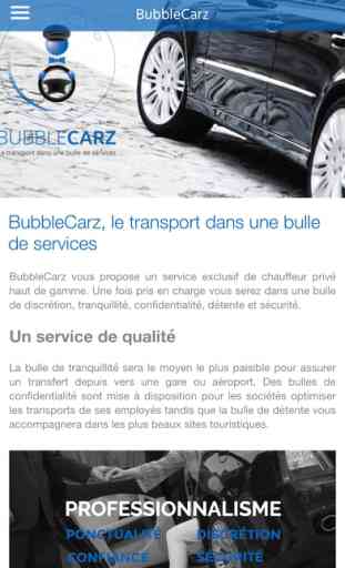 BubbleCarz - Chauffeur Privé VTC 4