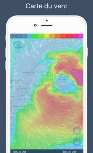 WINDY - Vent,vagues et prévisions météo de la NOAA 2