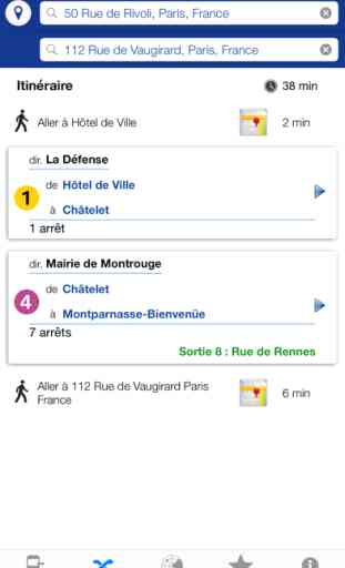 Le Bon Wagon - Métro, RER, Tramway, Itinéraires et plans de Paris 1